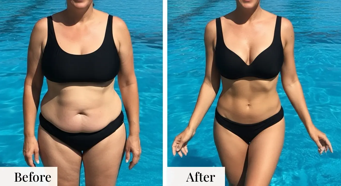 Before after plastic surgery tijuana
